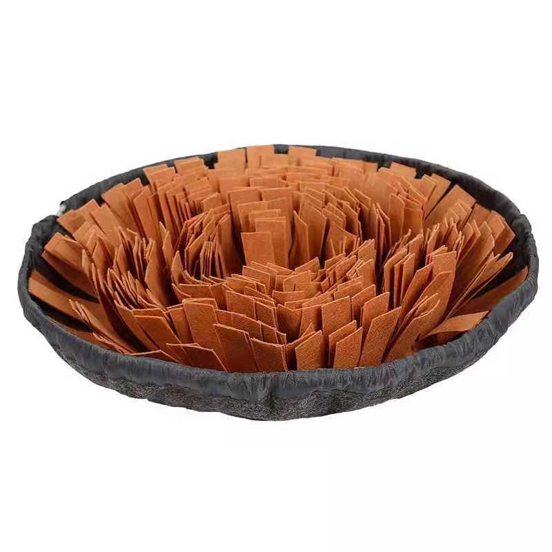 Slow Feeding Snuffle Mat for Dogs - Interactive Puzzle Toy and Smell Training Pad for Nosework - Washable and Food Dispensing - Perfect for Dog Toys