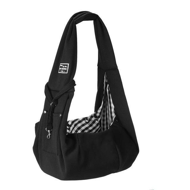 Comfortable and Convenient Pet Carrier Bag for Travel - Shoulder Sling Handbag Tote for Cats and Dogs, Made of Soft Cotton Material for Maximum Comfort