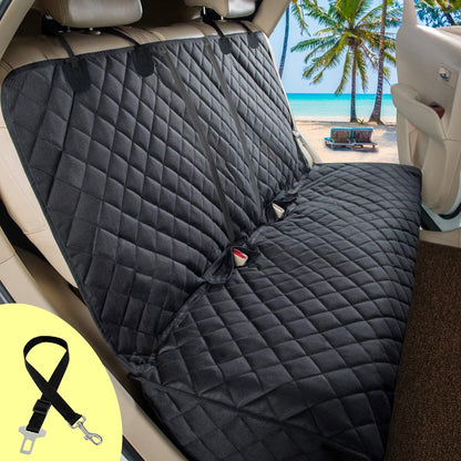 Waterproof Dog Car Seat Cover with Armrest Access - Pet Travel Cushion for Car Rear Back Mat and Middle Seat Protector