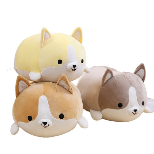 Corgi Dog Plush Pillow - Adorable Shiba Inu Stuffed Animal Toy for Sleeping and Cuddling - Perfect Gift - 13.77in Size