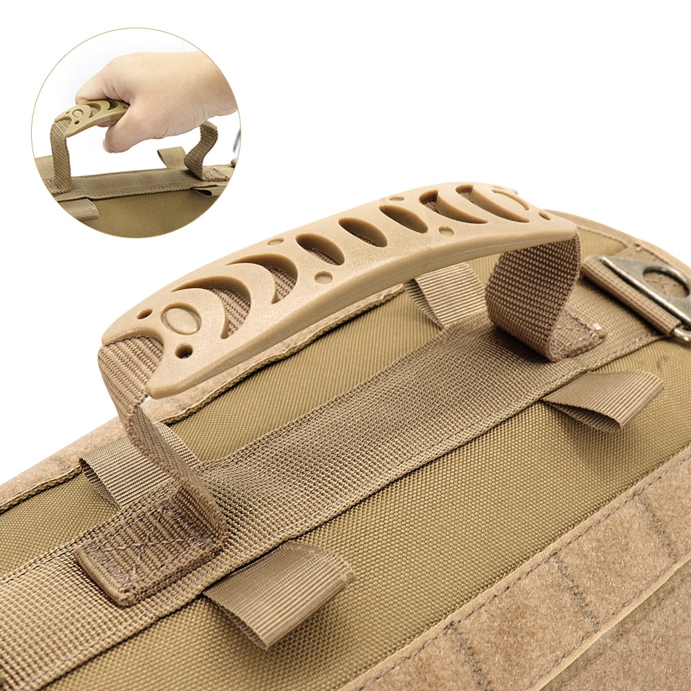 Tactical Dog Harness - Military-Style Training Vest with Molle for Medium to Large Dogs