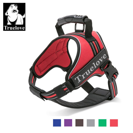 Truelove No-Pull Dog Harness with Reflective Stitching - Suitable for Outdoor Adventures and Large Breeds - TLH5753