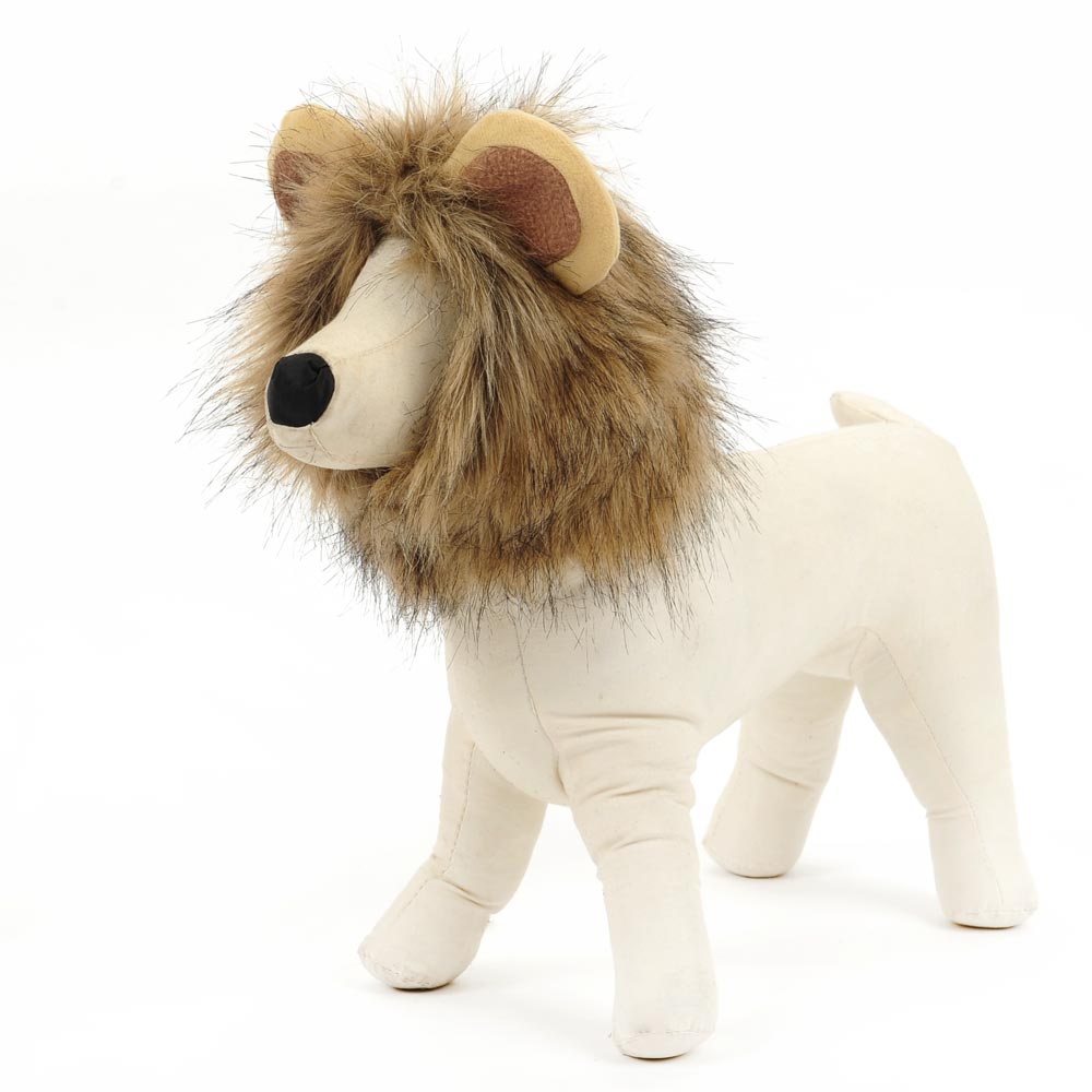 Pet Lion Mane Halloween Costume by HOOPET - Perfect for Dressing Up Your Furry Friend