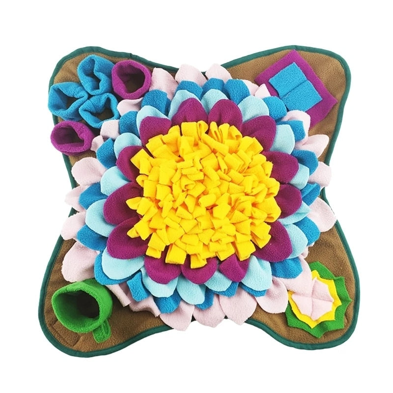 Pet Snuffle Mat for Slow Feeding and Intelligence Training - Leak-Proof Food Mat for Dog- Nose Work Toy and Training Blanket to Prevent Choking