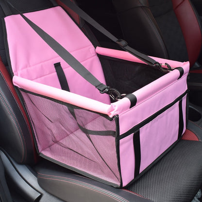 Waterproof Double Thick Travel Pet Accessories Bag - Foldable Mesh Hanging Bag for Pet Supplies and Safety Car Seat - Includes a Dog Mat Blanket