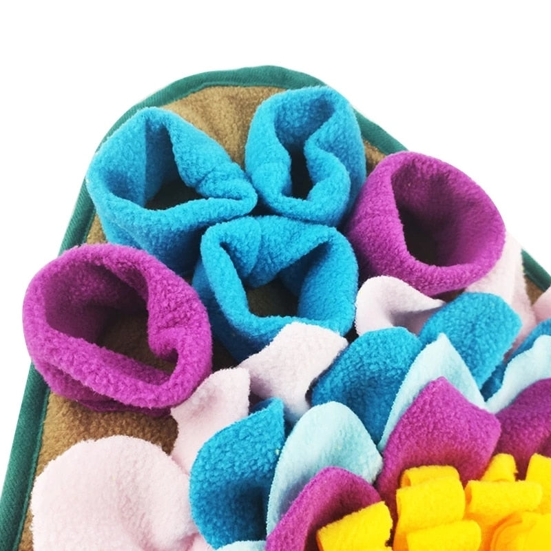 Pet Snuffle Mat for Slow Feeding and Intelligence Training - Leak-Proof Food Mat for Dog- Nose Work Toy and Training Blanket to Prevent Choking