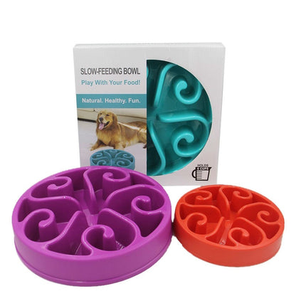 Slow Feeder Dog Bowl - Pet Supplies for Eating Slowly and Improving Digestion